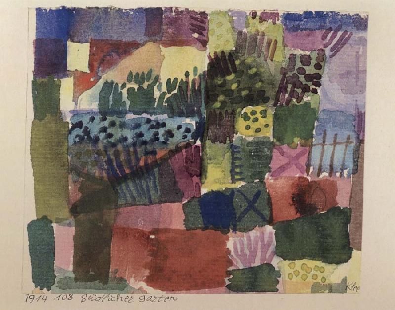 Paul Klee Southern Garden oil painting image